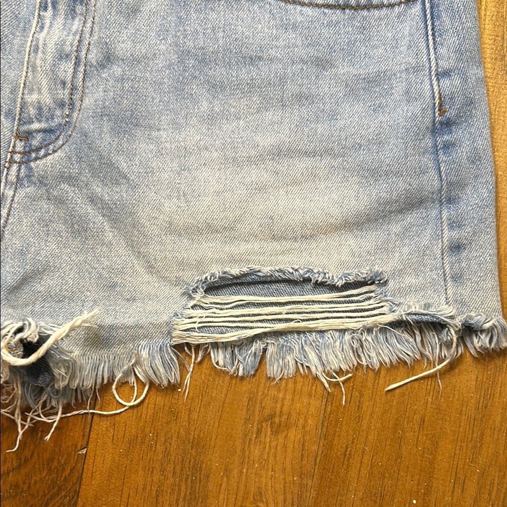 Twelve By Twelve Blue Jean Shorts - Picture 5 of 6
